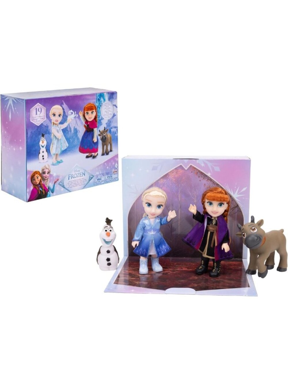 Frozen Elsa & Anna Petite Fashion Gift Set - Extra Outfits & Accessories